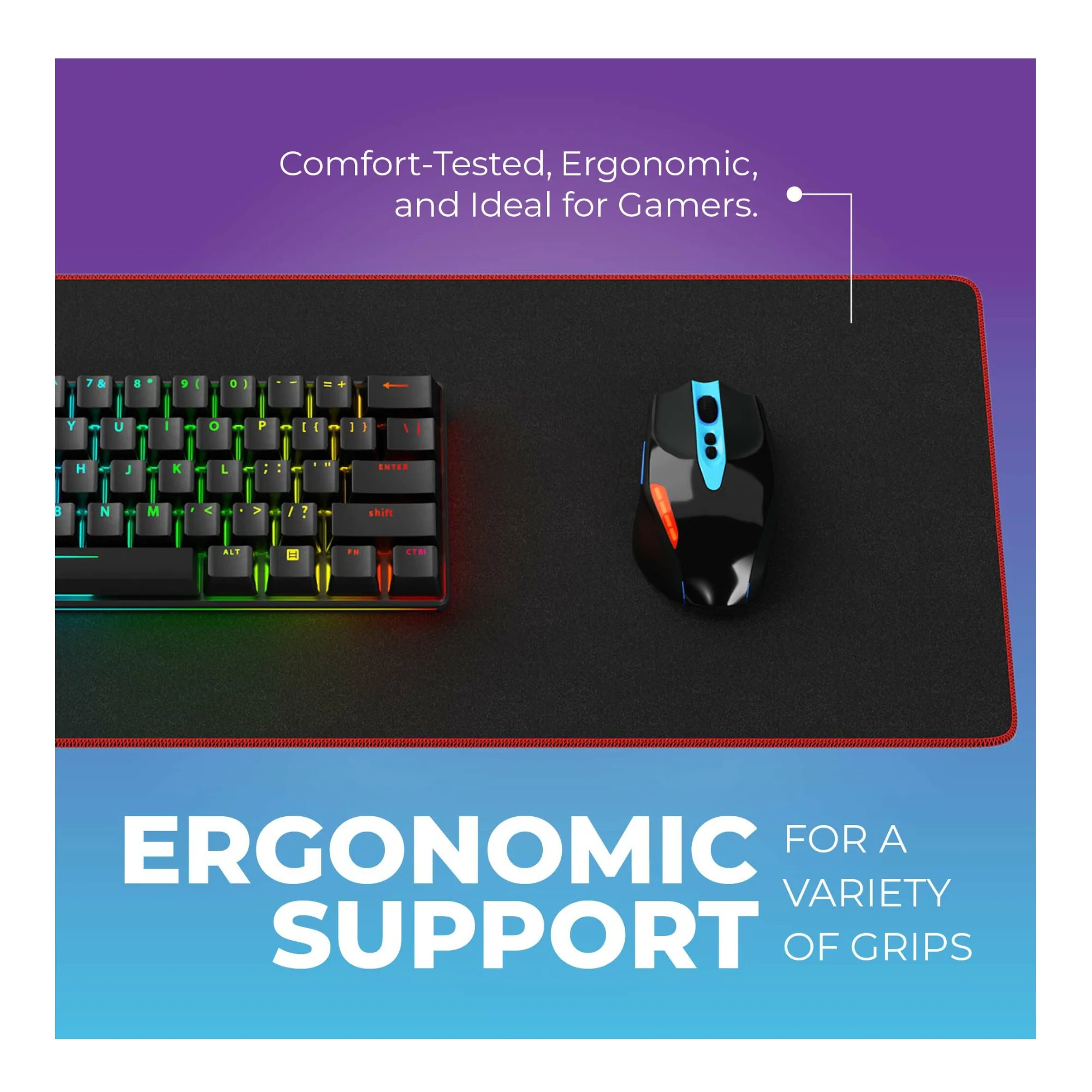 Kratos Power Extended Mouse Pad (31"x12") - Image 5