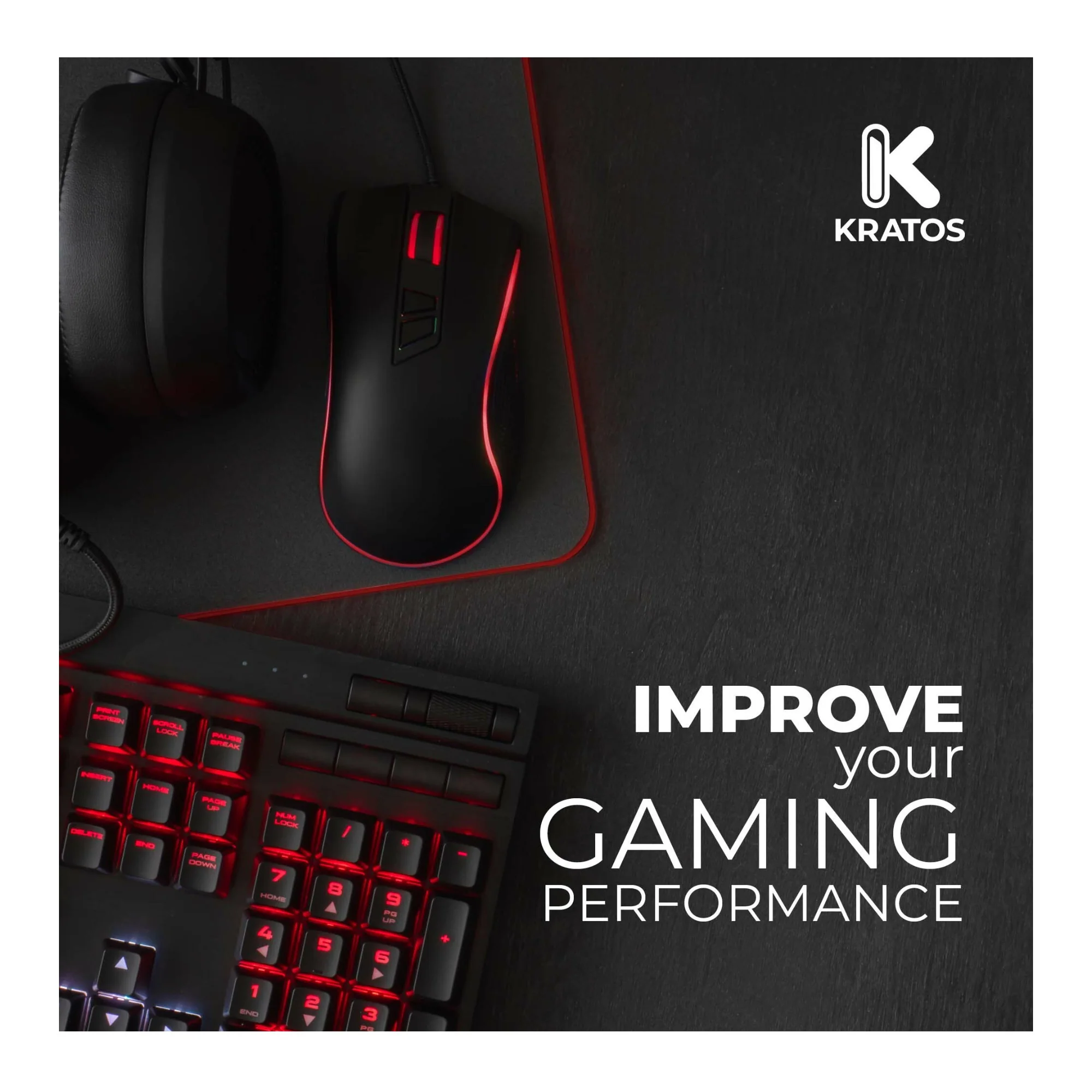 Kratos Power Extended Mouse Pad (31"x12") - Image 6
