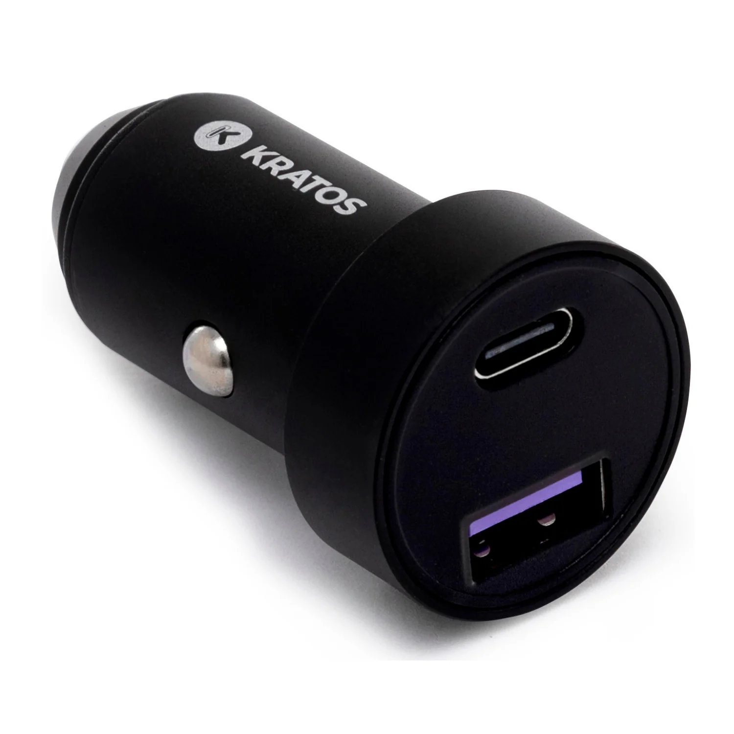 Kratos Power 45W 2-Port Digital Display USB-A 45W QC3.0 & Type-C PD3.0 Car Charger with USB-C Cable - Image 2