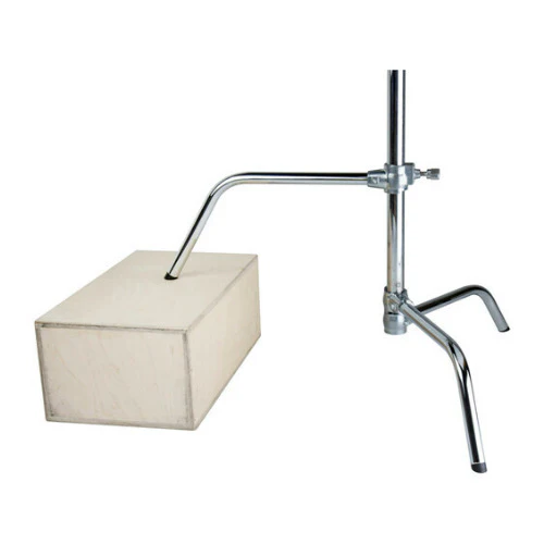 Kupo 40-Inch Master C-Stand with Height-Adjustable Sliding Leg and Zinc Alloy Casting Base (Silver) - Image 5