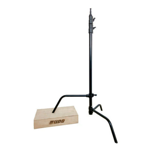 Kupo 40-Inch Master C-Stand with Height-Adjustable Sliding Leg and Zinc Alloy Casting Base (Black) - Image 6
