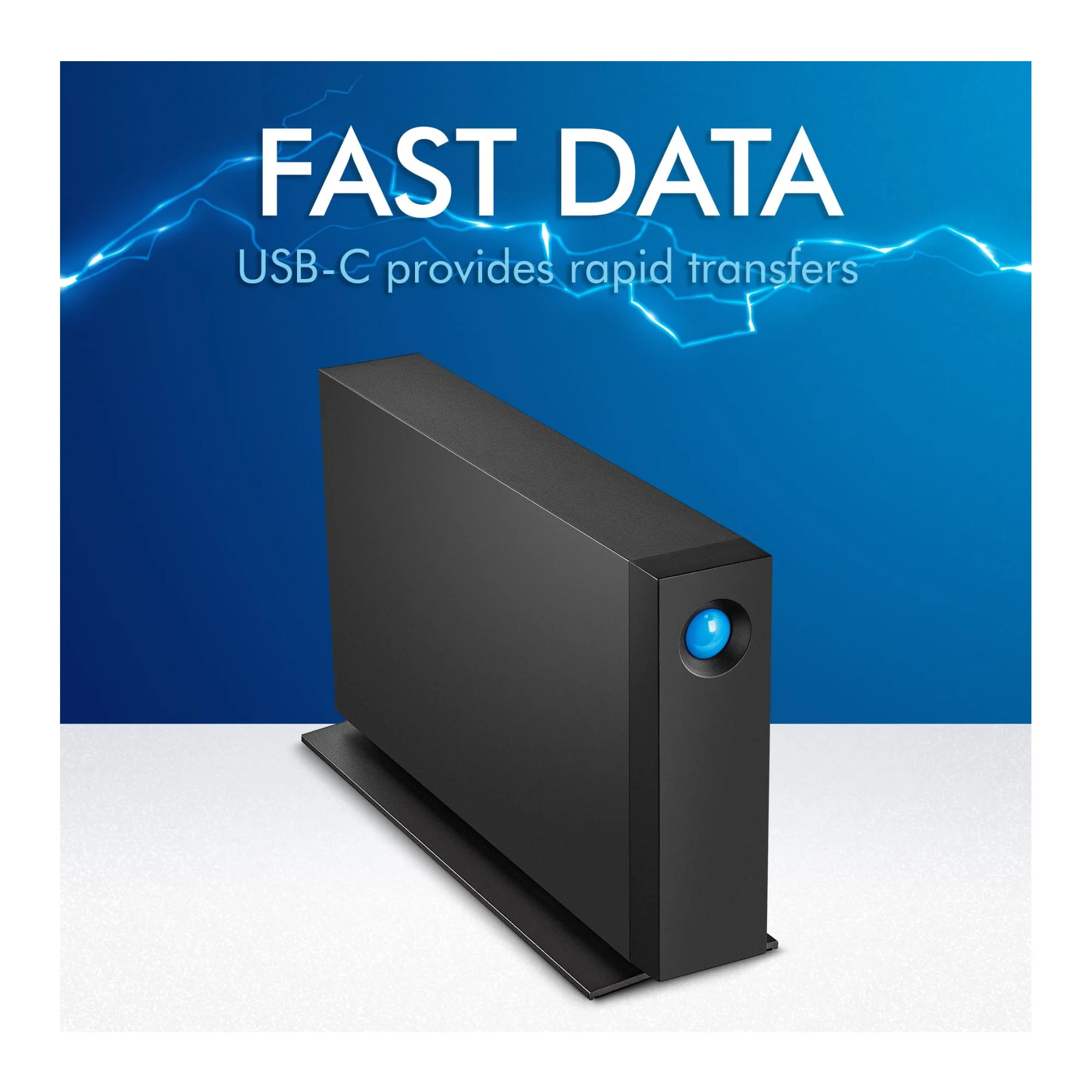 LaCie d2 Professional 8TB USB 3.1 Type-C External Desktop Hard Drive - Image 4