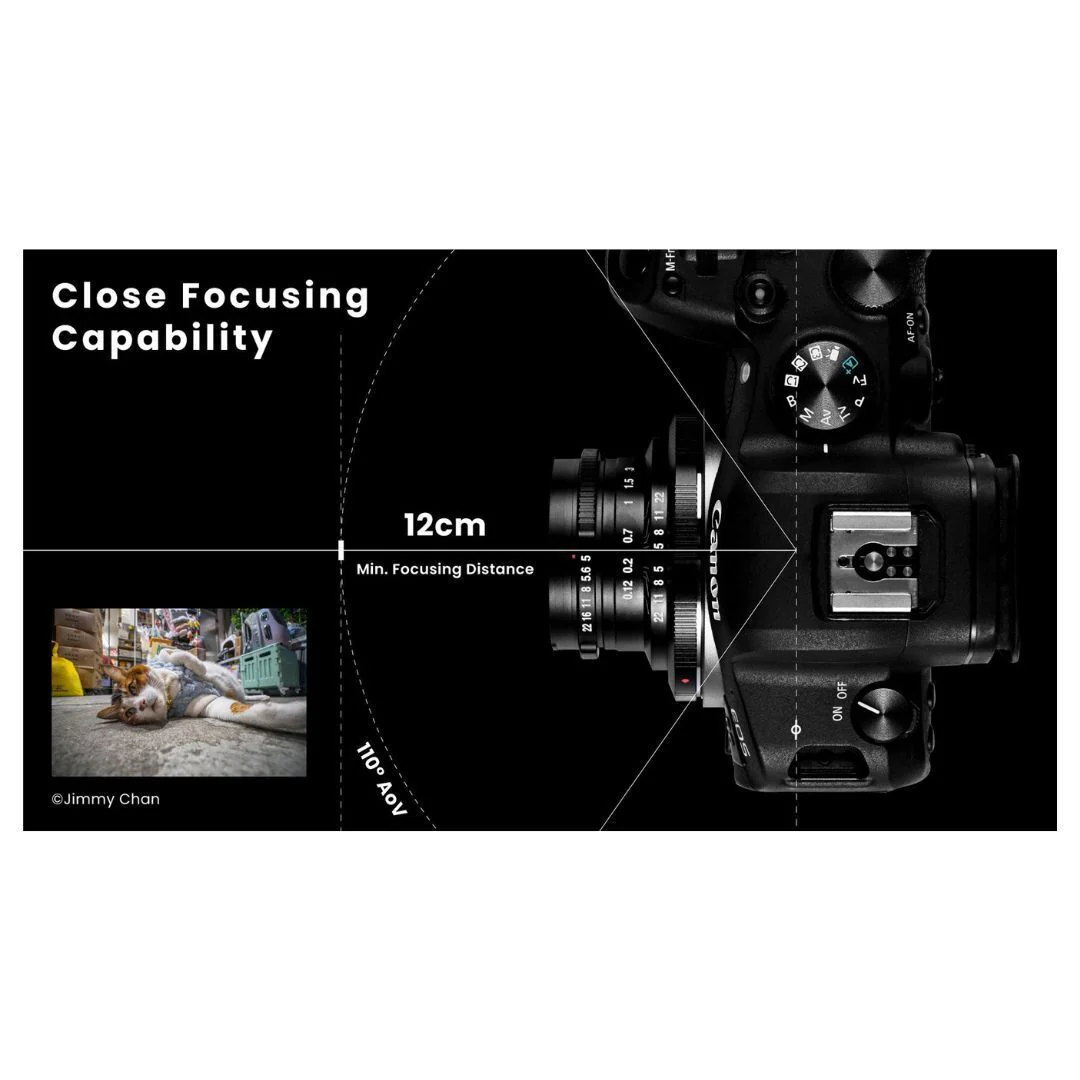 Laowa 15mm f5 Cookie FF Lens with 110-Degree Angle of View and Compact Body (Black, Sony E Mount) - Image 5