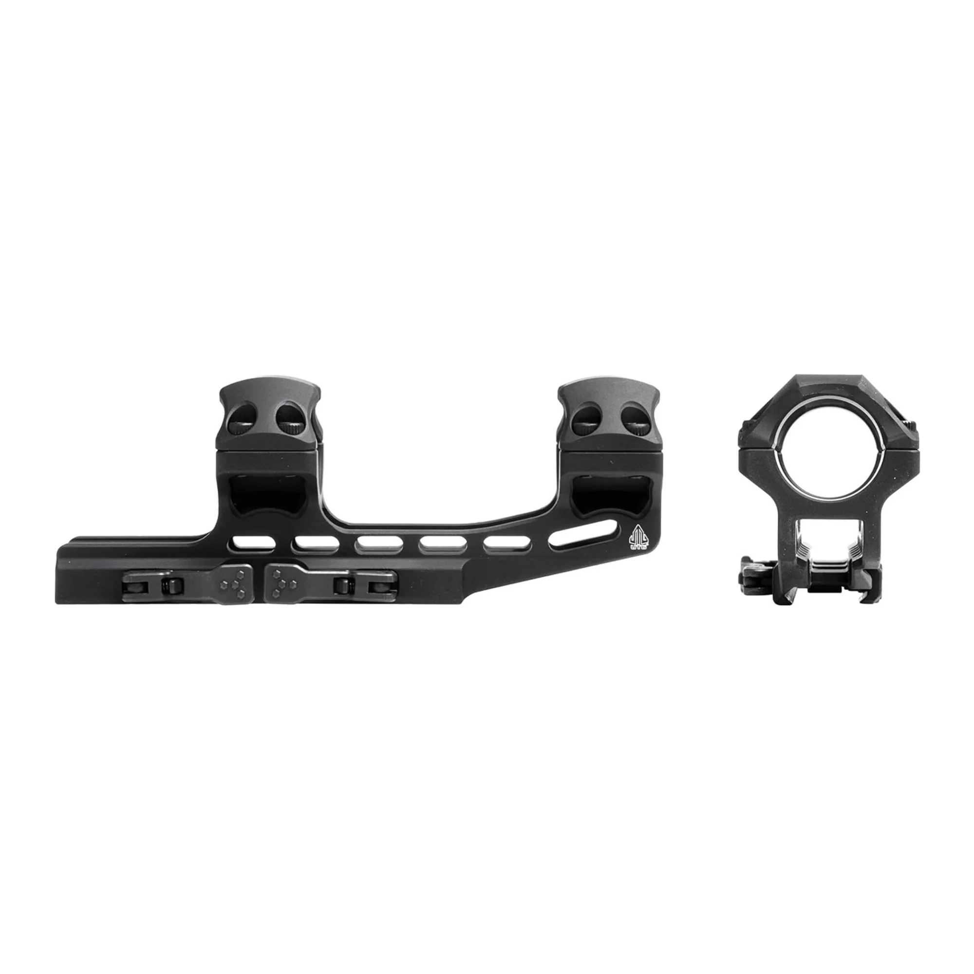 UTG ACCU-SYNC 1-Inch QR Picatinny Cantilever Matte Black Mount with 50mm Offset - Image 3