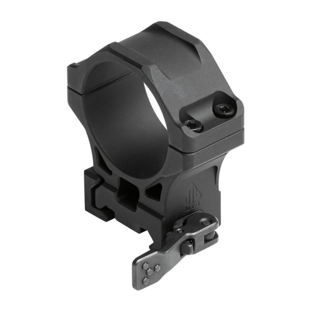 UTG ACCU-SYNC 34mm Picatinny Scope Rings with Locking Quick Release Lever (Black, Medium Profile)