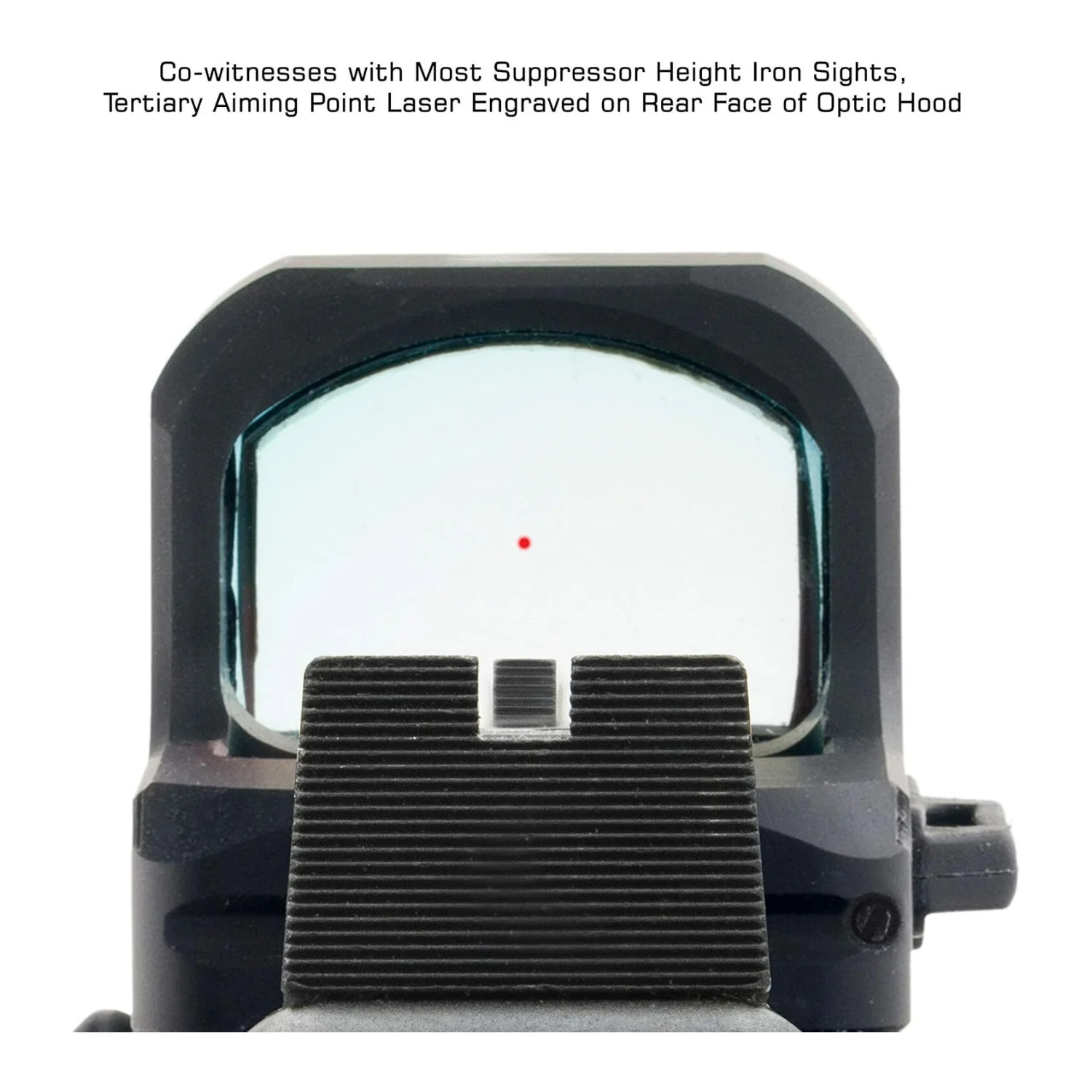 UTG OP3 Micro SLS Red 4.0 MOA Matte Black Dot Sight with Waterproof Construction - Image 4