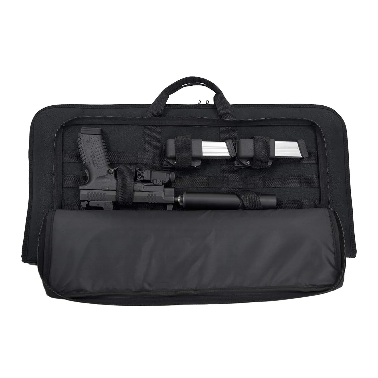 UTG Homeland Security 25 Inch Polyester Gun Black Case with Zippered Closures - Image 4