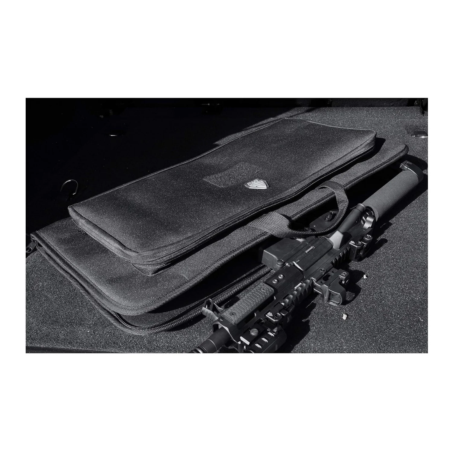 UTG Homeland Security 25 Inch Polyester Gun Black Case with Zippered Closures - Image 6