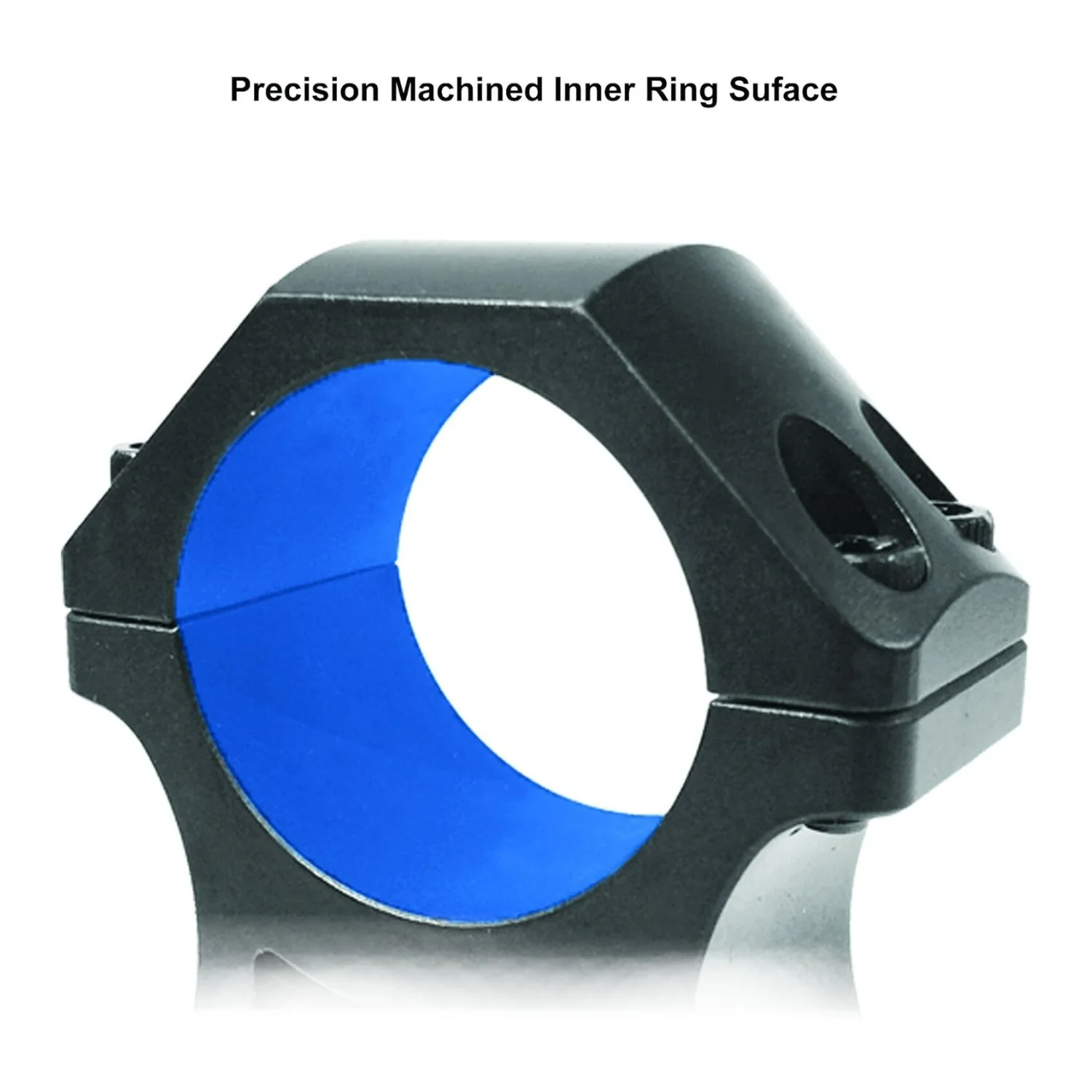 UTG Pro P.O.I 34mm Matte Black Aluminum Alloy and Steel Picatinny Scope Rings - Image 2