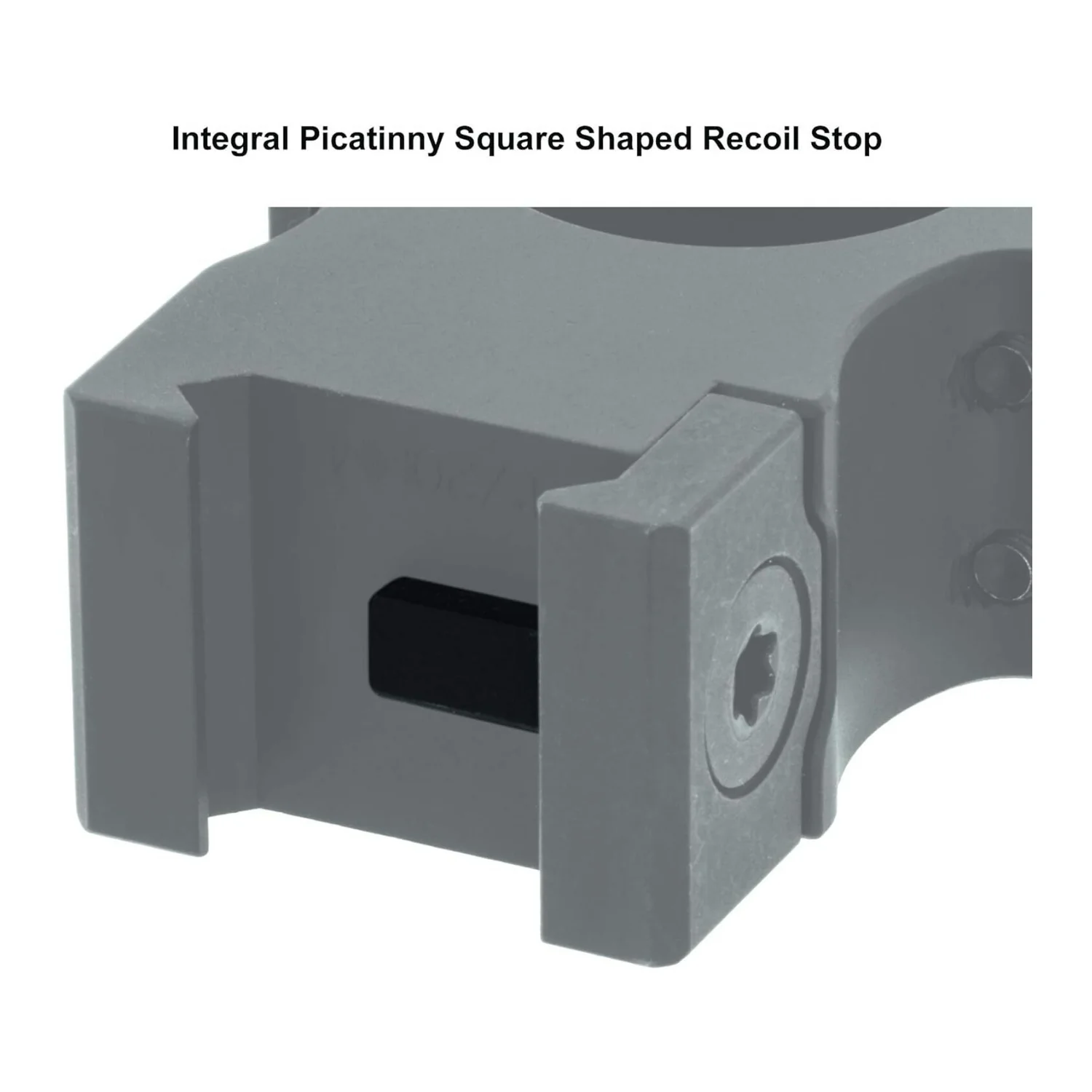 UTG Pro P.O.I 34mm Matte Black Aluminum Alloy and Steel Picatinny Scope Rings - Image 3