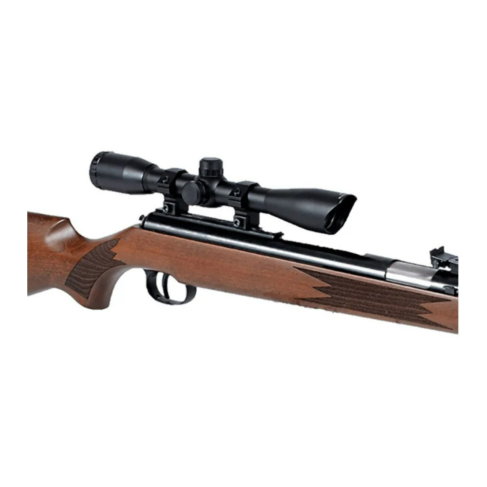 UTG TRUE HUNTER 4X32 1-Inch Nitrogen Filled Scope with Mil-Dot Range Estimating Reticle (Black) - Image 3
