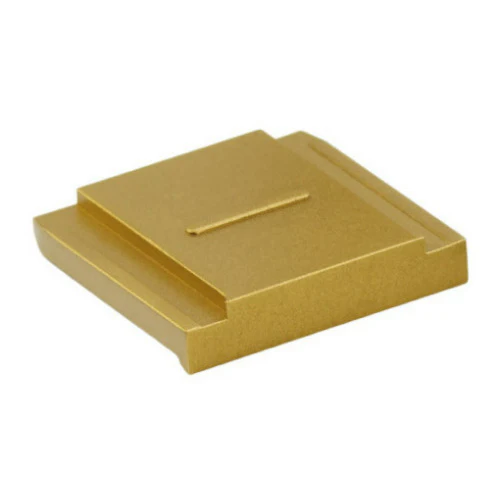 Leica Hotshoe Cover for Leica Q3 Camera (Brass, Blasted Finish) - Image 2