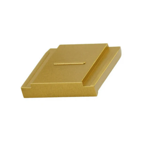 Leica Hotshoe Cover for Leica Q3 Camera (Brass, Blasted Finish) - Image 3