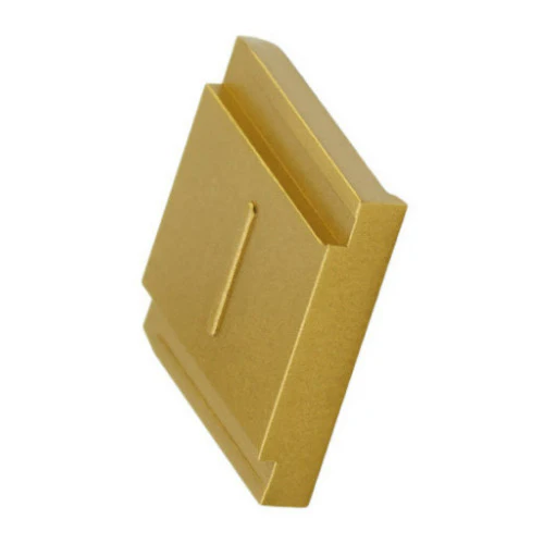 Leica Hotshoe Cover for Leica Q3 Camera (Brass, Blasted Finish) - Image 4