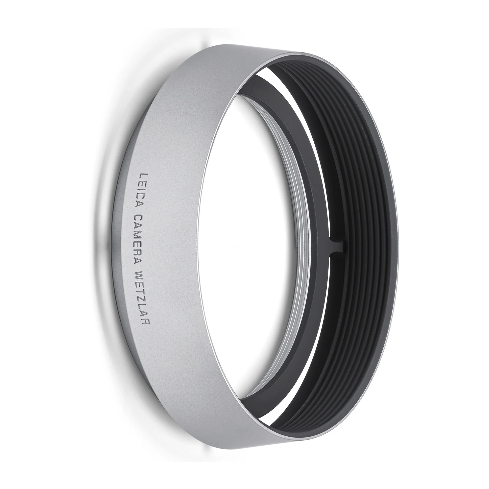 Leica Retro Look Round Aluminum Made Leica Q3 Suitable Lens Hood (Silver) - Image 3