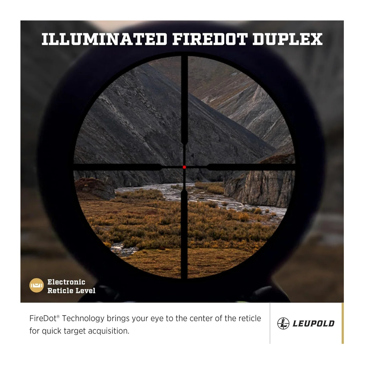 Leupold VX-6HD Gen 2 1-6x24 (30mm) CDS-SZL2 Illuminated FireDot Duplex - Image 3