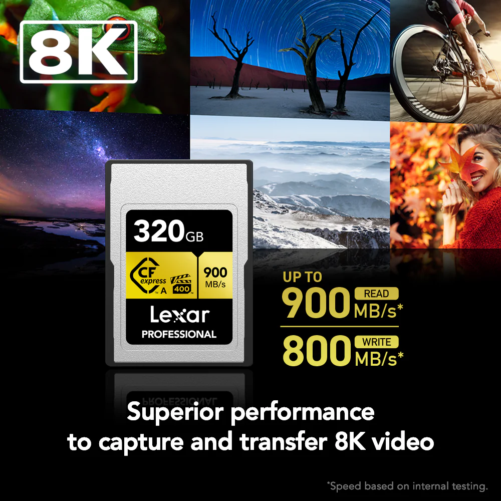 Lexar 320GB Professional CFexpress Type A Card GOLD Series - Image 2