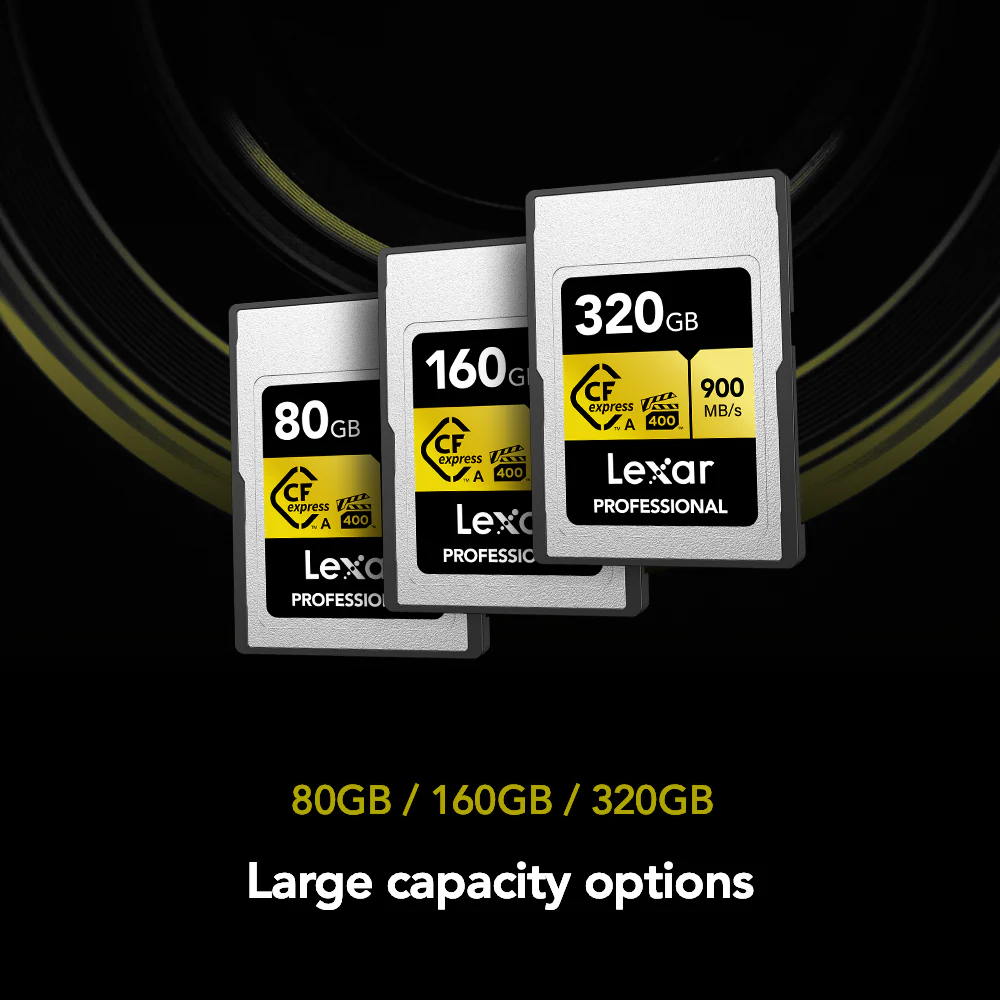 Lexar 320GB Professional CFexpress Type A Card GOLD Series - Image 4