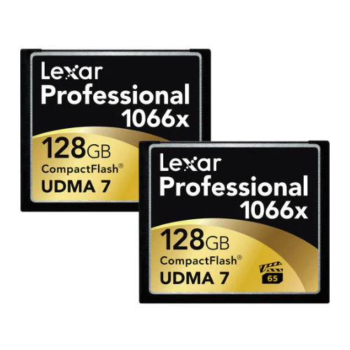 Lexar Professional 1066x 128GB Compact Flash Card (2-Pack) - Image 2