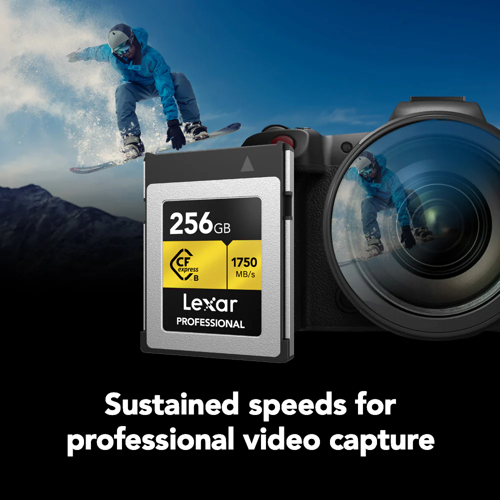 Lexar 256GB Professional CFexpress Type B Card GOLD Series - Image 4
