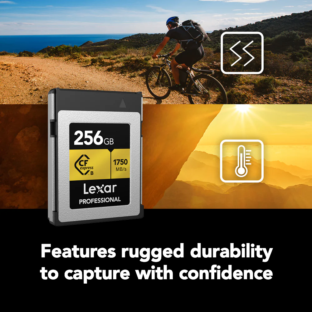 Lexar 256GB Professional CFexpress Type B Card GOLD Series - Image 5