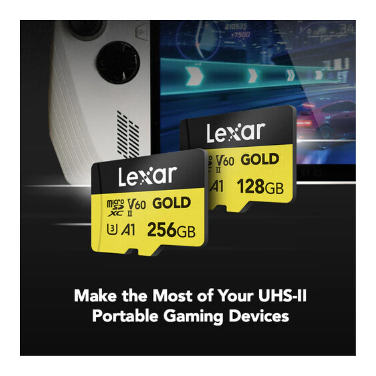 Lexar Professional 128GB GOLD microSDXC UHS-II Memory Card - Image 6