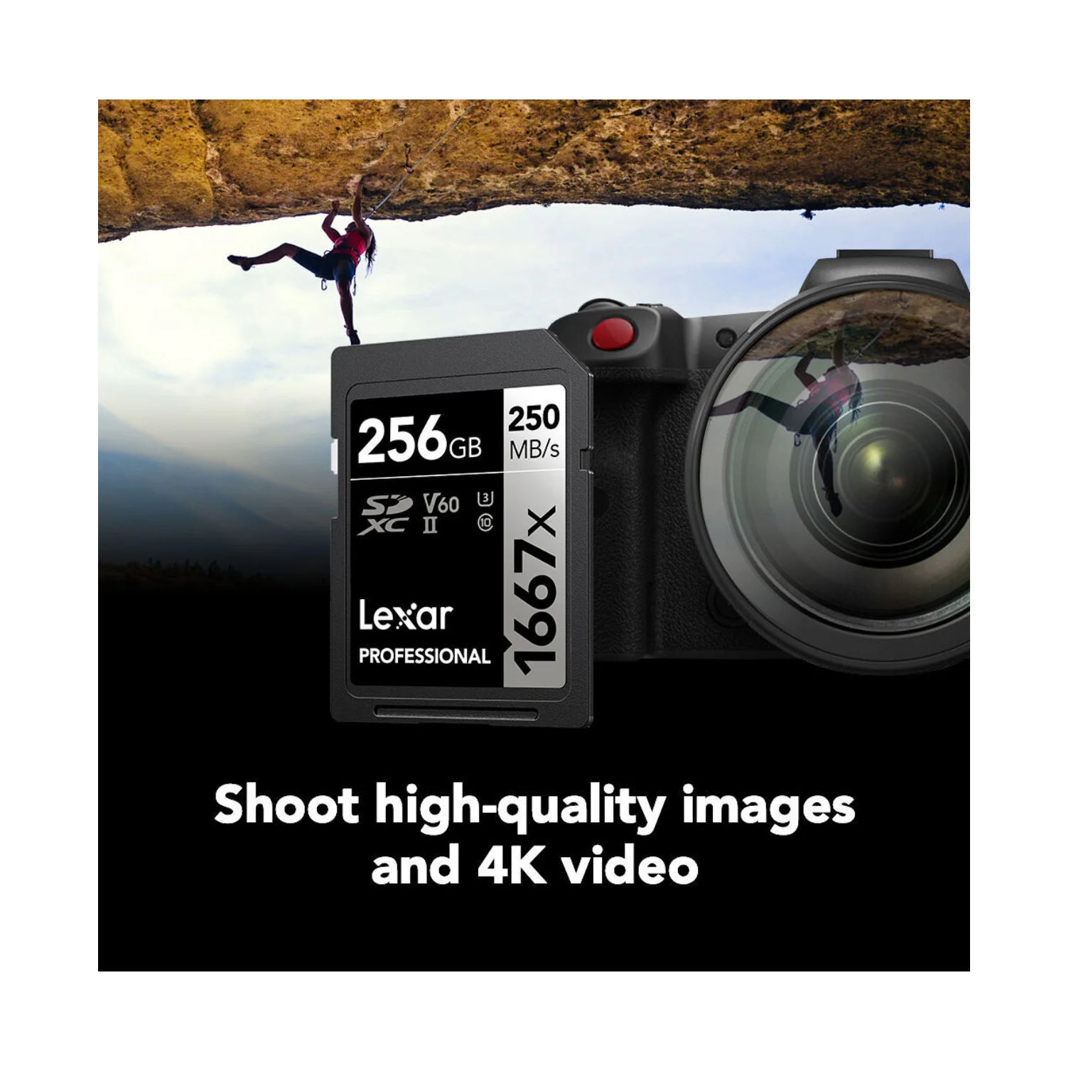 Lexar Professional SDXC 1667X UHS-II V60 4K 256GB Memory Card (2-Pack) - Image 5