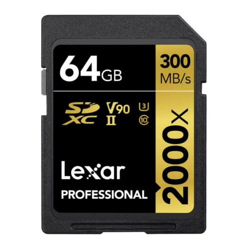 Lexar Professional 2000x 64GB SDXC UHS-II Memory Card, 300MB/s Read, 260MB/s Write (2-Pack) - Image 3