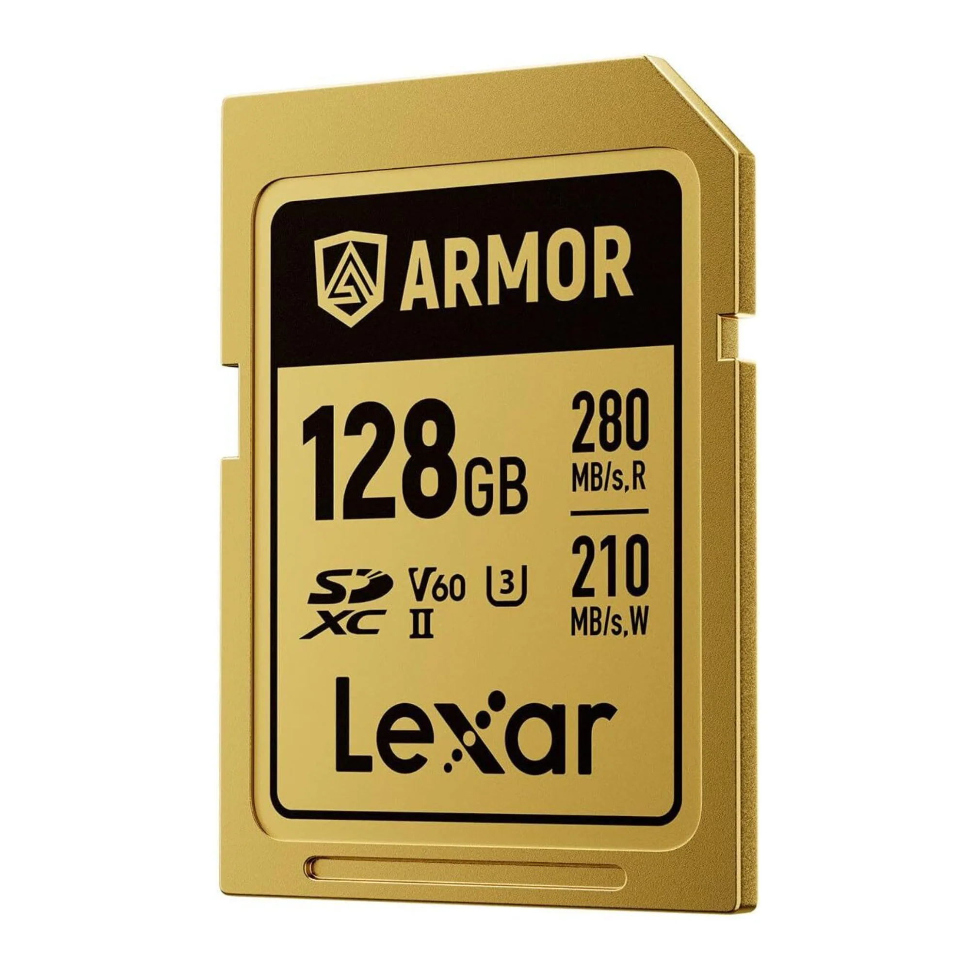Lexar Professional ARMOR GOLD 128GB UHS-II V60 SDXC Memory Card - Image 2