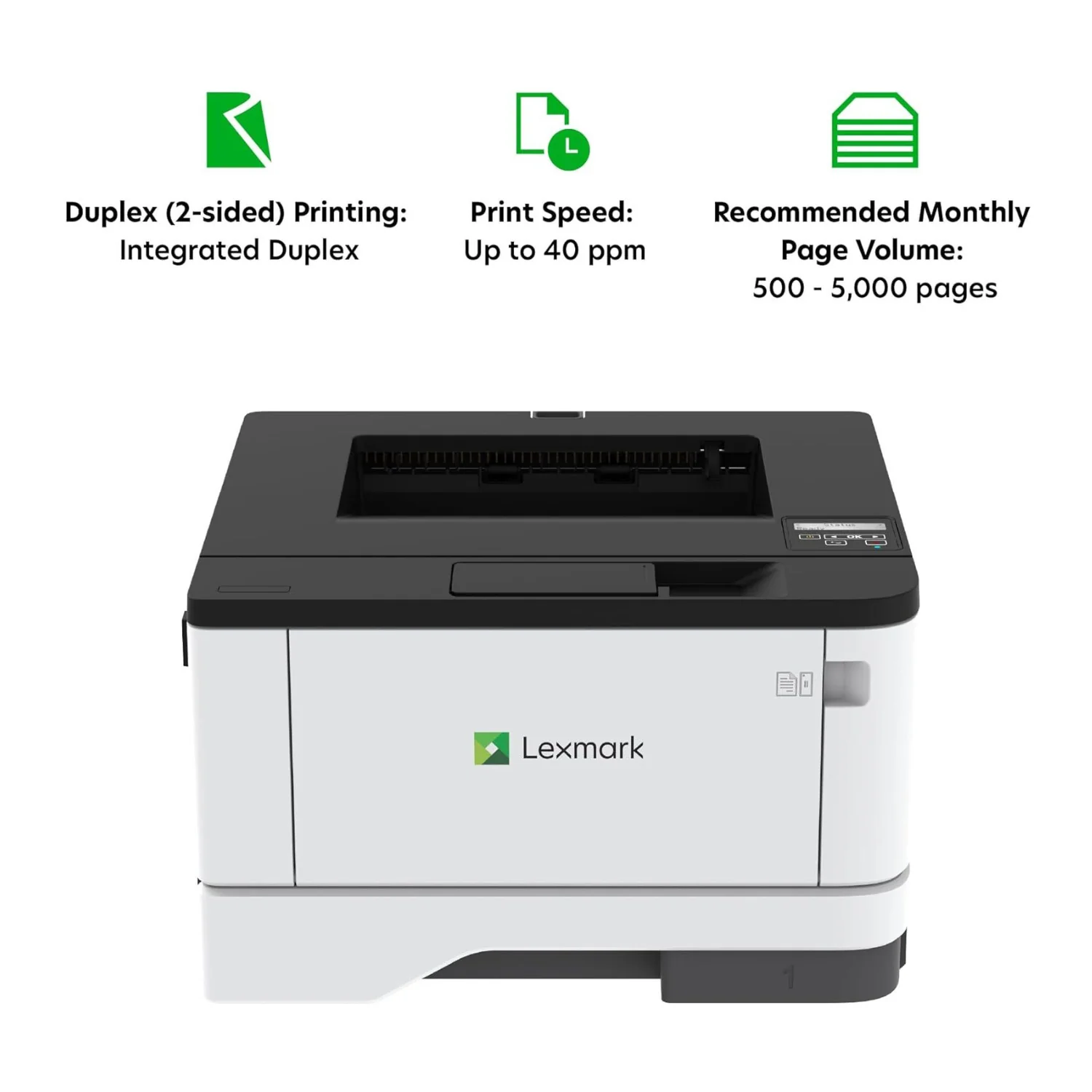 Lexmark MS331dn Monochrome Laser Printer (Used) - Image 5