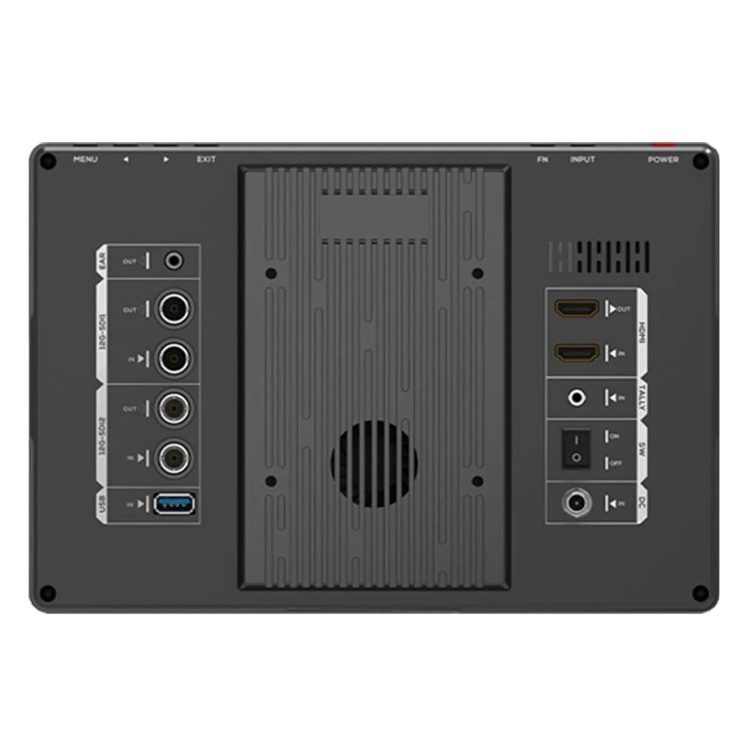 Lilliput Q10 10.1-Inch 1500Nits Ultra Bright LCD On-Camera Monitor with HDMI 2.0 and 12G-SDI (Black) - Image 2