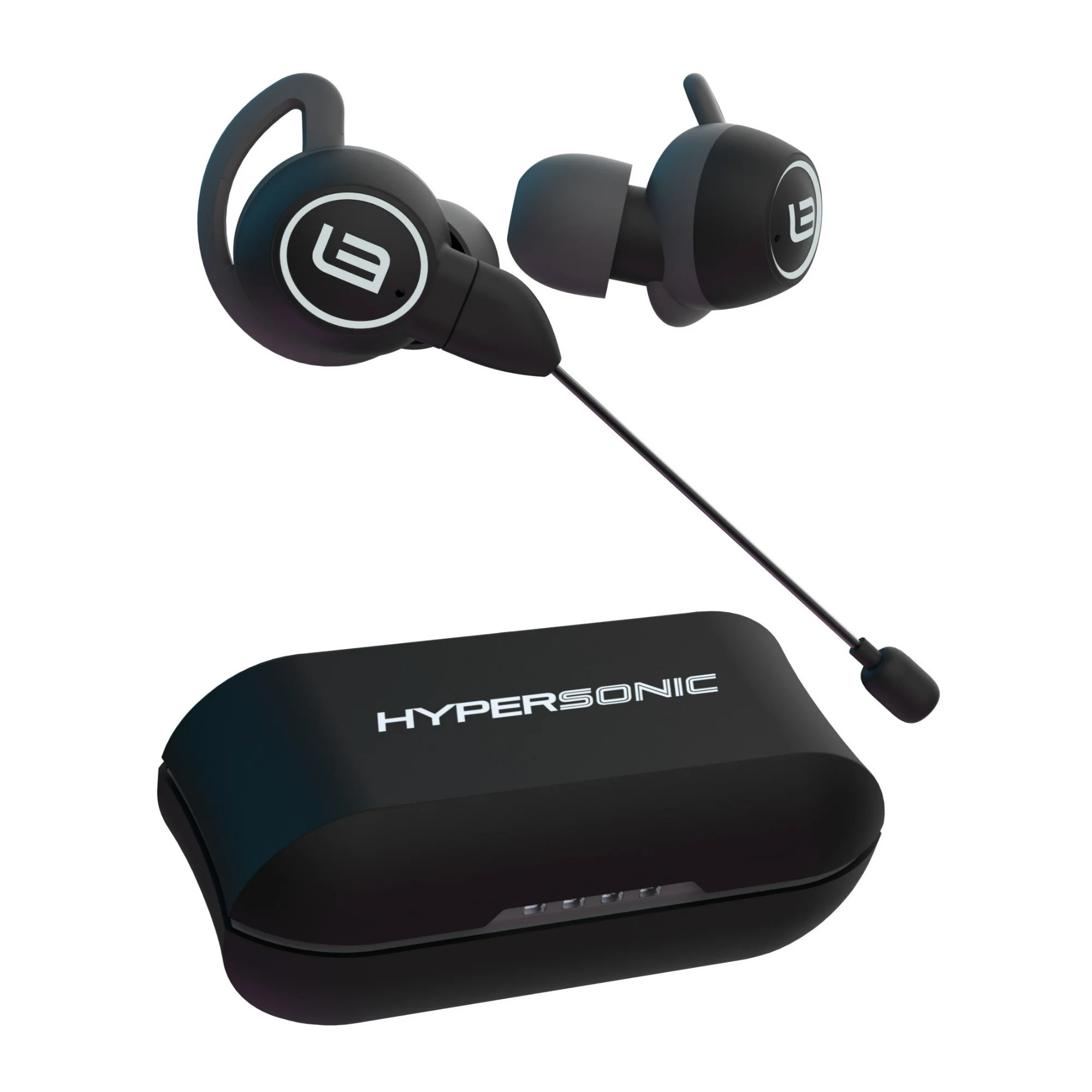 LinearFlux Hypersonic Game Bluetooth Gaming Earbuds with Detachable Gaming Boom Mic - Image 5