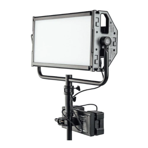 Litepanels Dual Gold Mount Battery Bracket with XLR Cable for Gemini 2x1 - Image 5