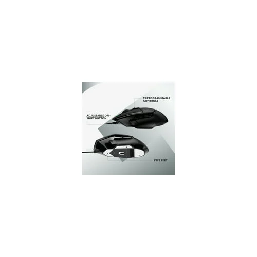 Logitech G502 X Corded Gaming Mouse (Black) - Image 9