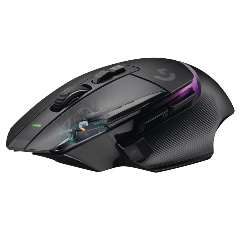 Logitech G502 X Plus Wireless Gaming Mouse (Black) with 4-Port USB 3.0 Hub - Image 6