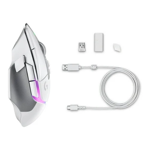 Logitech G502 X PLUS Wireless Gaming Mouse (White) - Image 8