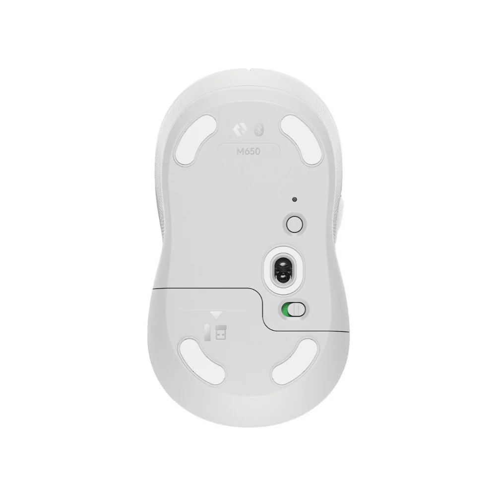 Logitech Signature M650 Wireless Mouse with Smartwheel Scrolling and Quiet Clicks (Off-White) - Image 6