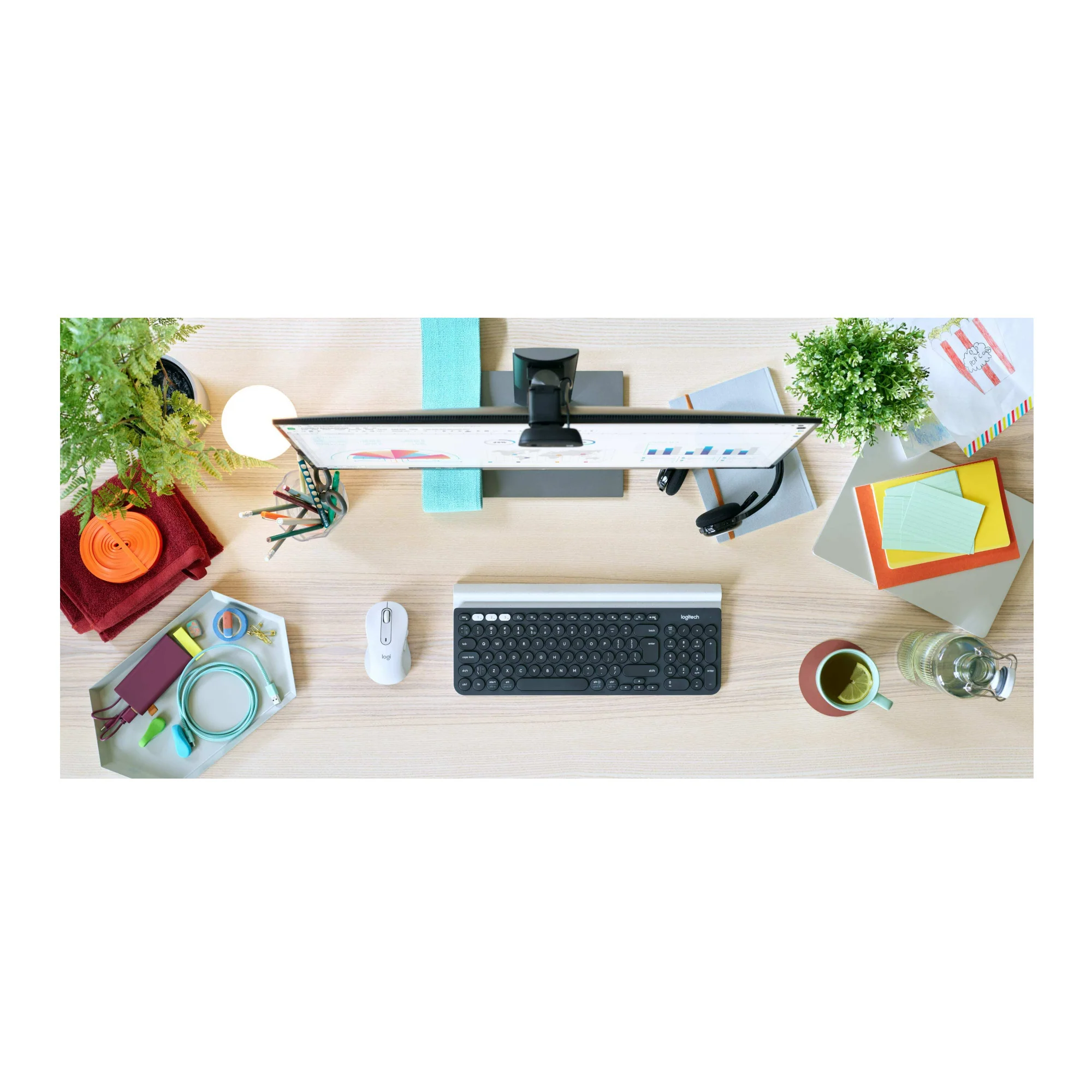 Logitech Signature M650 Wireless Mouse with Smartwheel Scrolling and Quiet Clicks (Off-White) - Image 8
