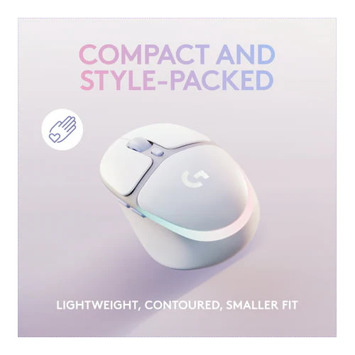 Logitech G705 Wireless Gaming Mouse with LIGHTSYNC RGB Lighting (White Mist) - Image 11