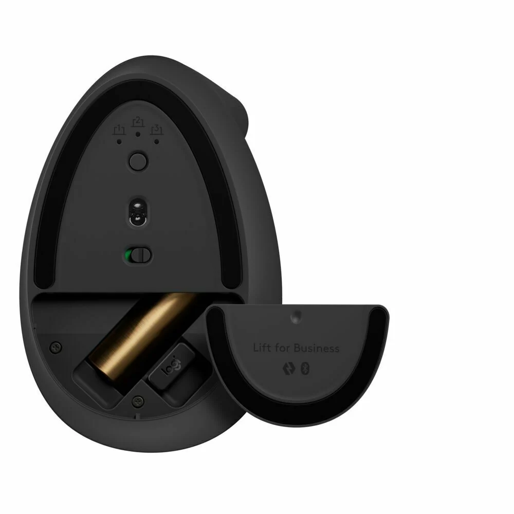 Logitech Lift Vertical Wireless Ergonomic Mouse (Graphite) and USB 3.0 Hub - Image 9