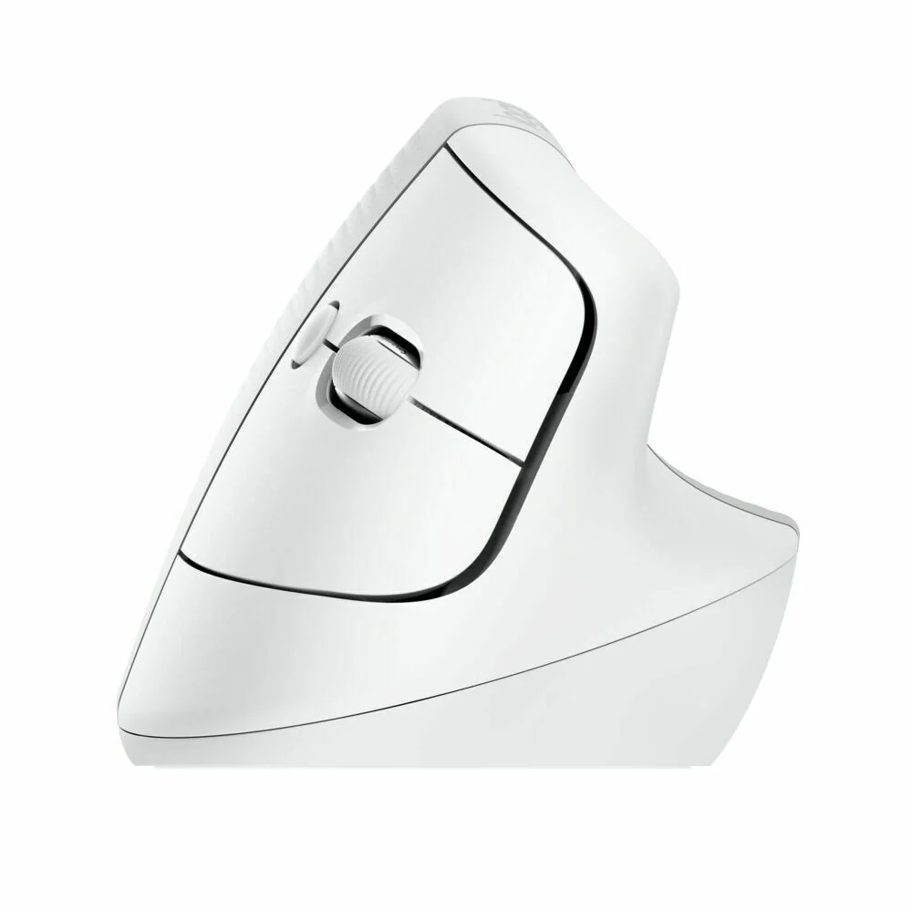Logitech Lift Vertical Wireless Ergonomic Mouse (Pale Gray) and 4-Port USB 3.0 - Image 10