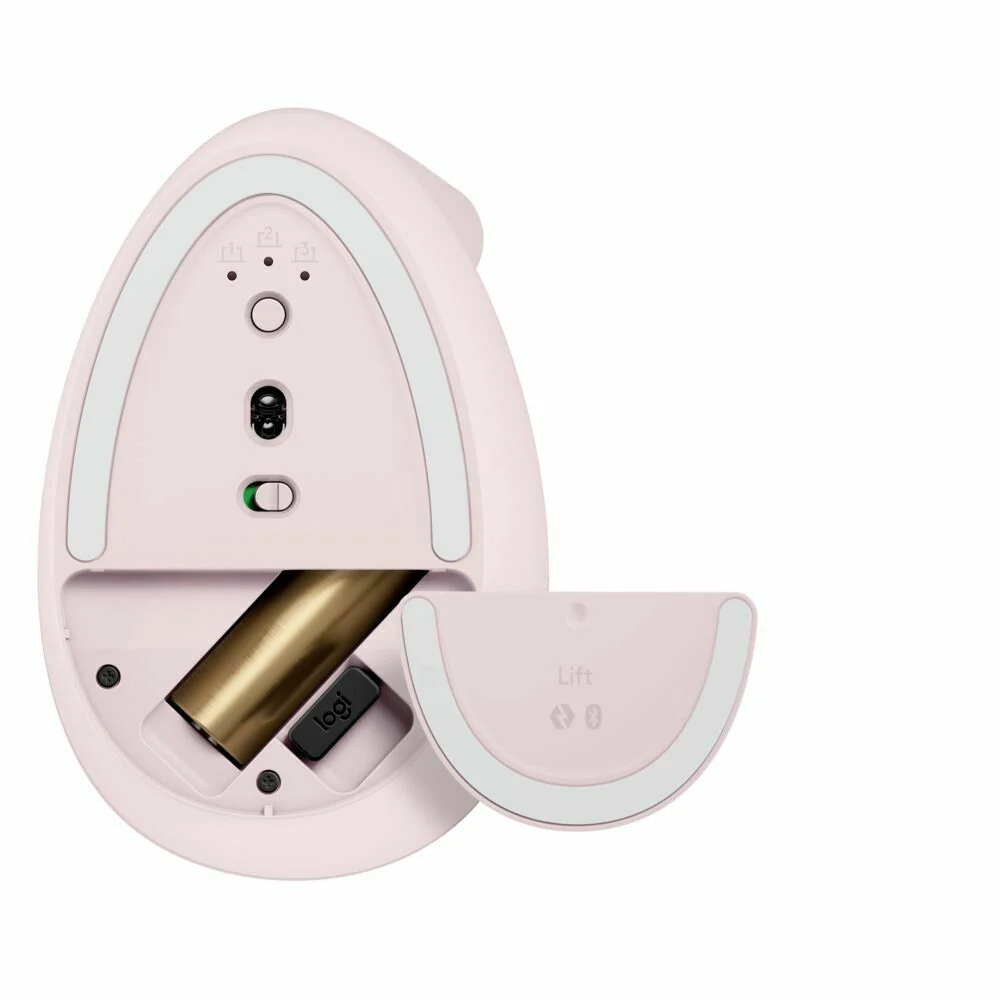 Logitech Lift Vertical Wireless Ergonomic Mouse (Rose) and USB 3.0 Hub - Image 10