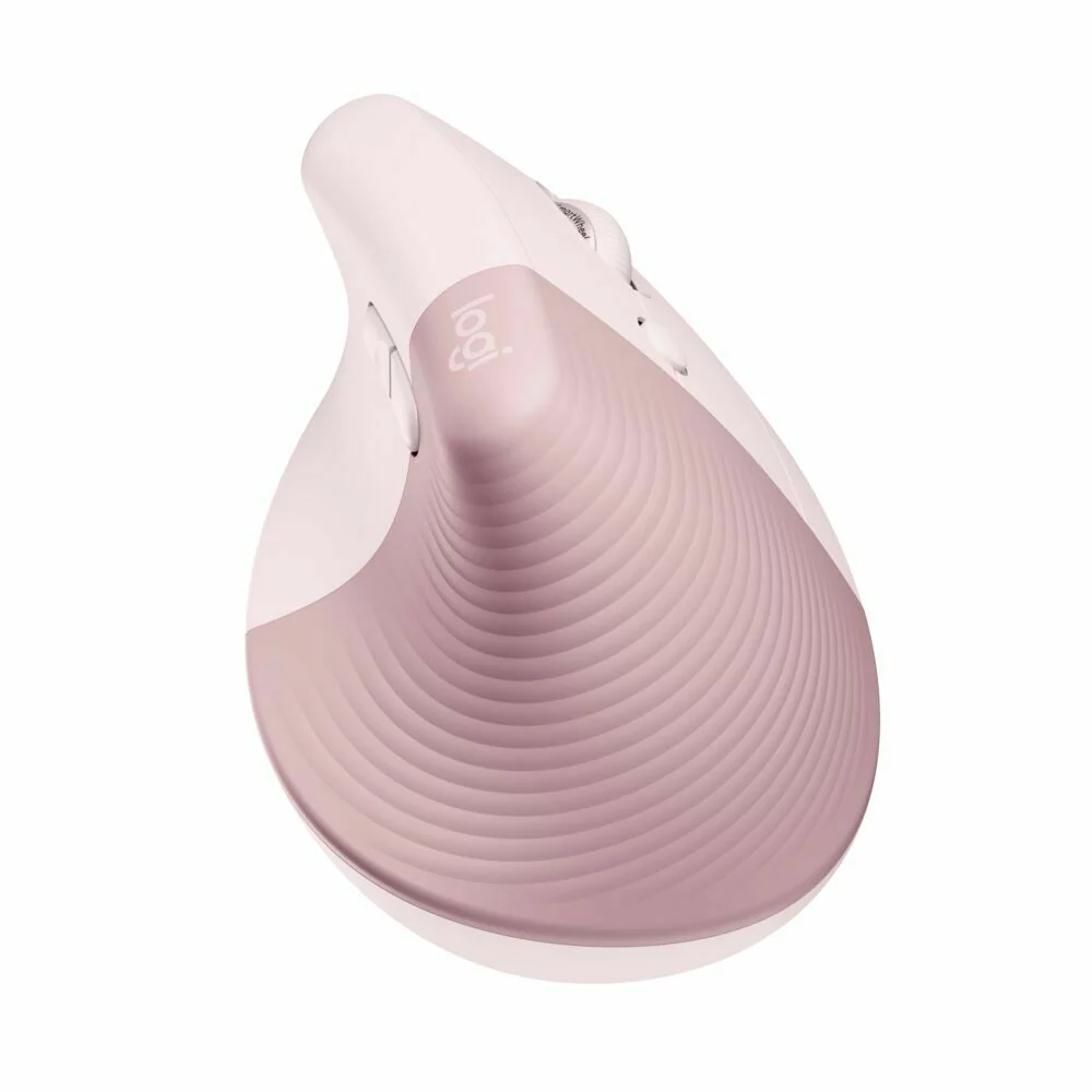 Logitech Lift Vertical Wireless Ergonomic Mouse (Rose) and USB 3.0 Hub - Image 6