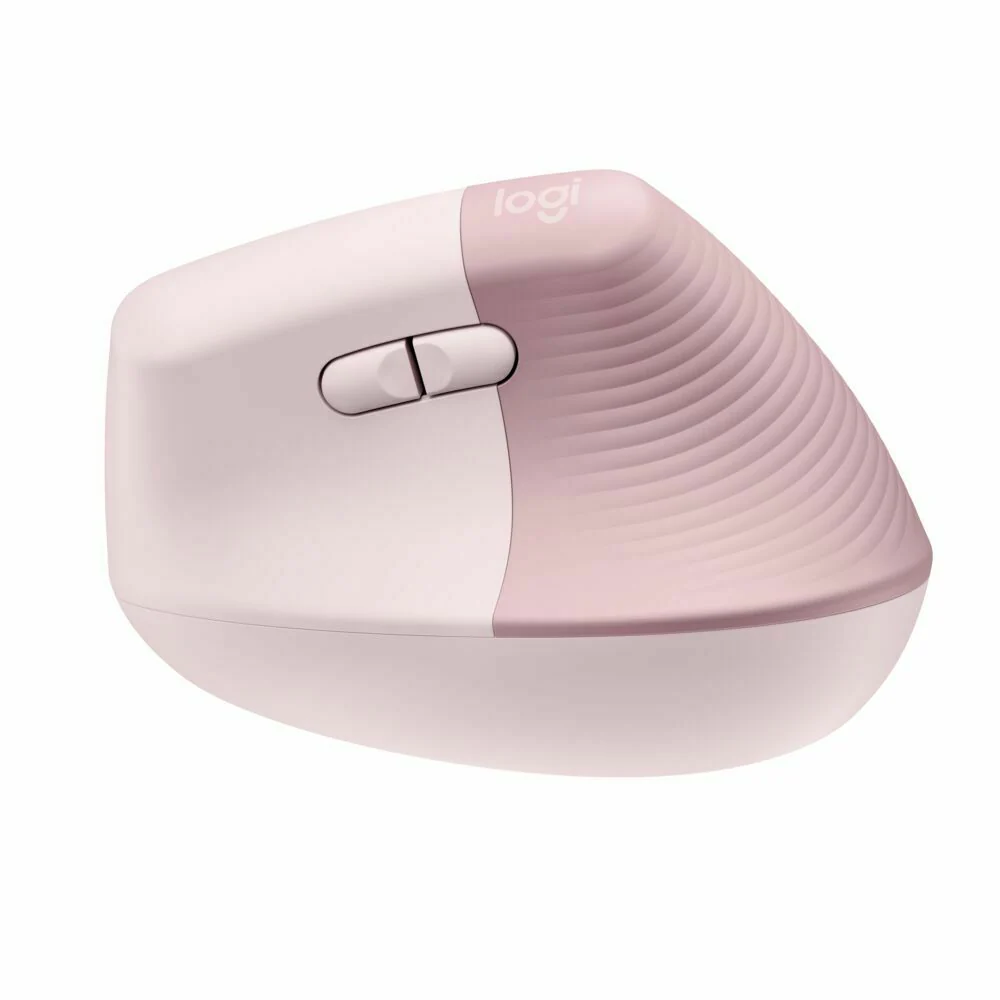 Logitech Lift Vertical Wireless Ergonomic Mouse (Rose) and USB 3.0 Hub - Image 8