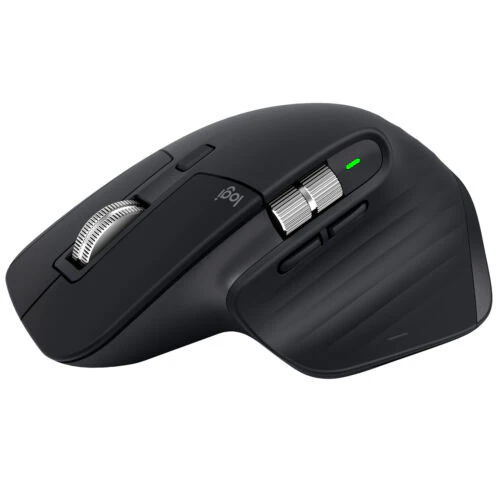 Logitech MX Master 3S Ergonomic Performance Wireless Mouse (Black) - Image 6