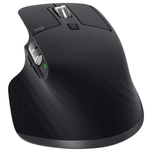 Logitech MX Master 3S Ergonomic Performance Wireless Mouse (Black) - Image 8