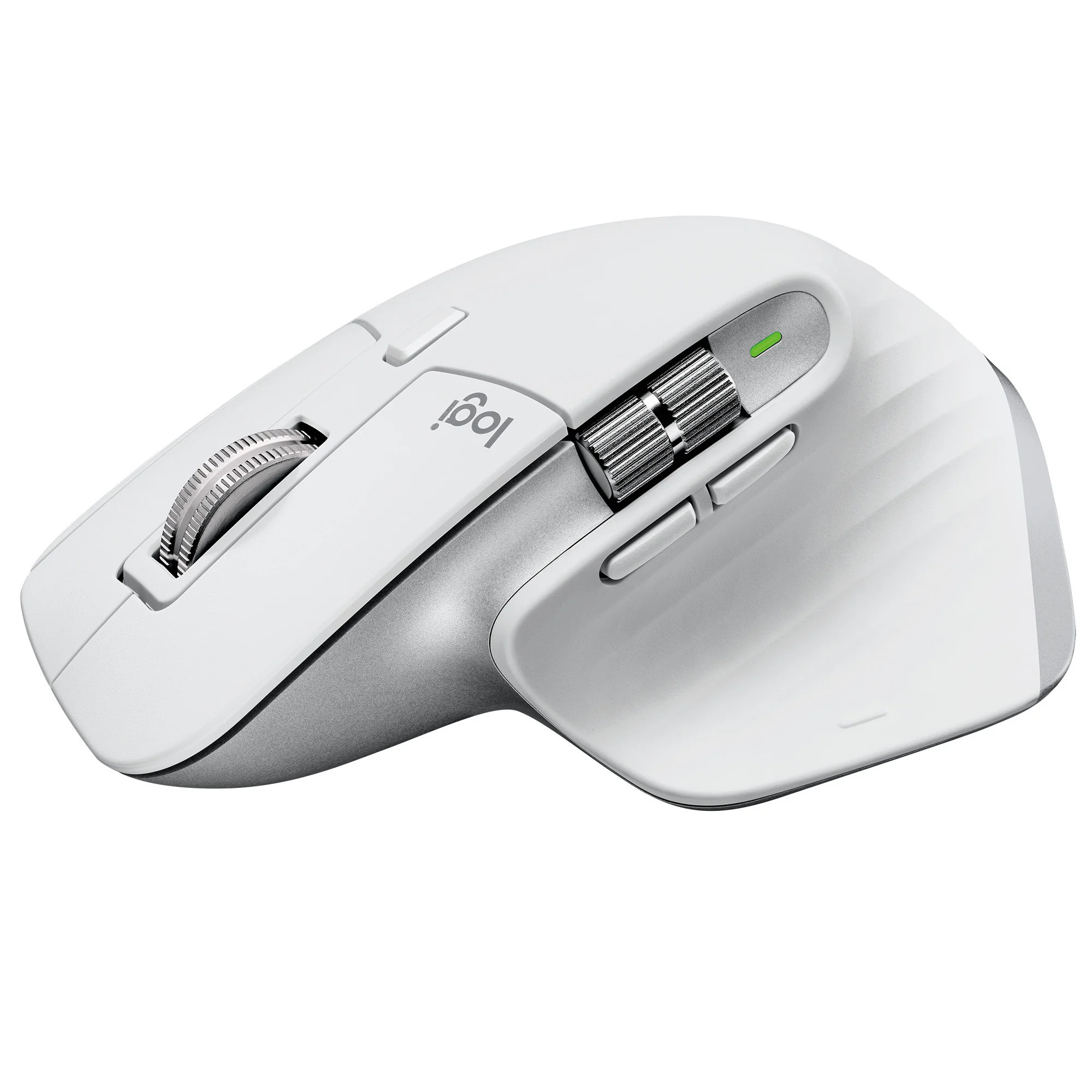 Logitech MX Master 3S Ergonomic Performance Wireless Mouse with Ultra-Fast Scrolling (Pale Gray) - Image 2