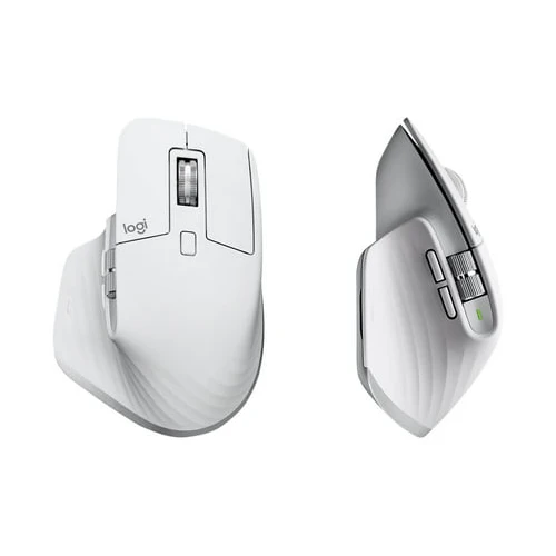 Logitech MX Master 3S Ergonomic Performance Wireless Mouse with Ultra-Fast Scrolling (Pale Gray) - Image 9