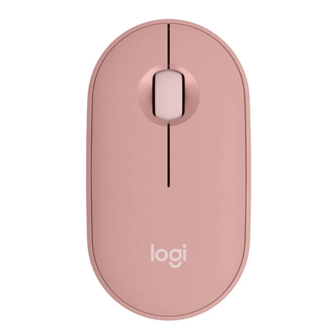 Logitech Pebble Slim Bluetooth Wireless Mouse 2 M350S with Customizable Button (Tonal Rose) - Image 2