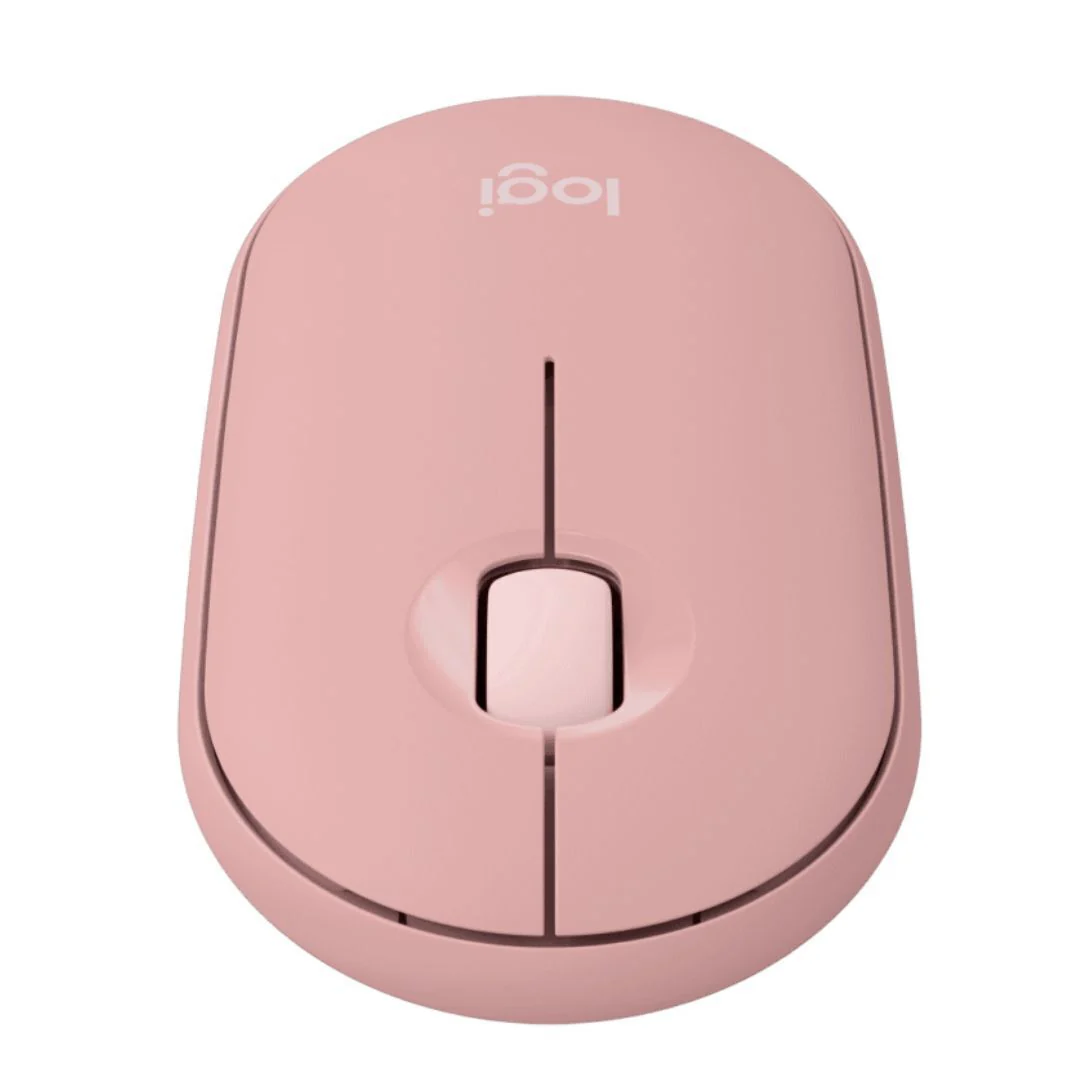 Logitech Pebble Slim Bluetooth Wireless Mouse 2 M350S with Customizable Button (Tonal Rose) - Image 3